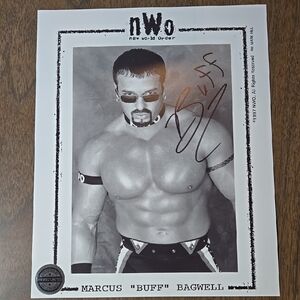 Marcus‎ 'Buff' Bagwell Autographed Photo - 8x10